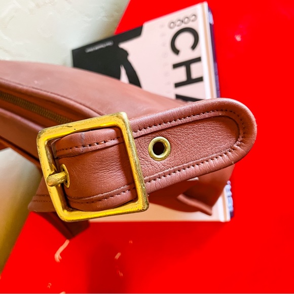 Vintage Coach Legacy No. 9966 Zip Brown British Tan Purse Shoulder Bag Crossbody - Picture 5 of 14
